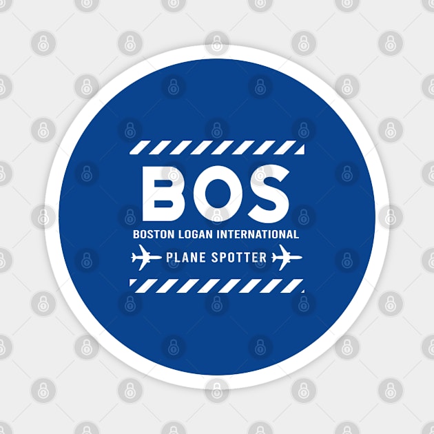 BOS Plane Spotter | Gift Magnet by ProPlaneSpotter